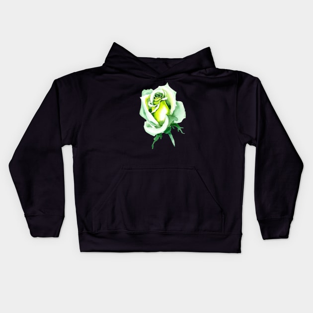 Flower Power Rose Kids Hoodie by Socity Shop